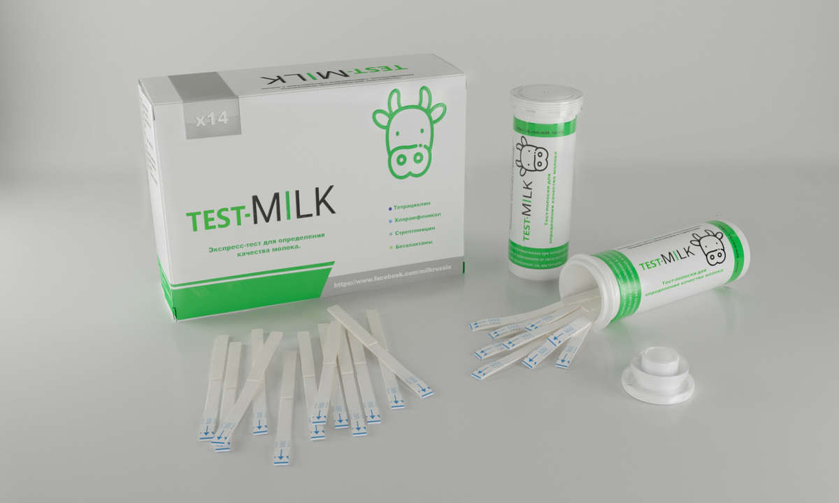 test MILK — тест-полоски для проверки молока на антибиотики 
