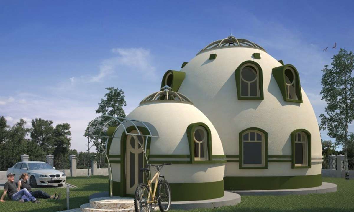 Цивилизация - уникальные сферические дома!