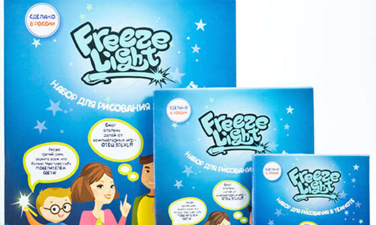 Freeze Light — наборы для рисования светом для детей