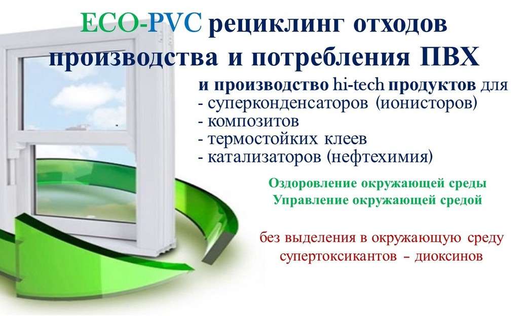 Технология ECO-PVC рециклинга поливинилхлорида без диоксинов