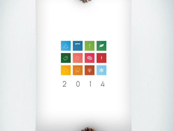 Печать календаря "Квадро" на 2014 или 2015 год