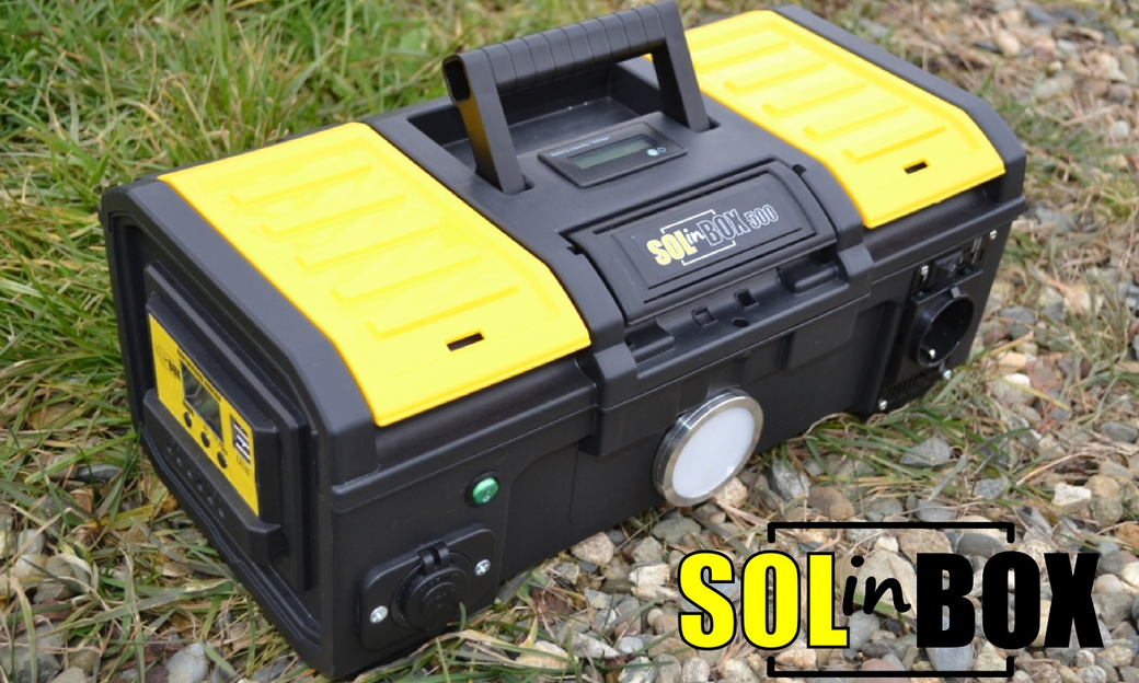 Портативный солнечный генератор SOLinBOX-500