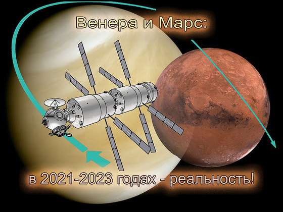 Проект пилотируемой миссии по облёту Венеры и Марса