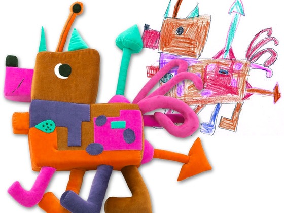 Интернет-магазин уникальных мягких игрушек по рисункам детей