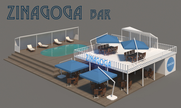ZinaGoga - летняя площадка в формате бара.